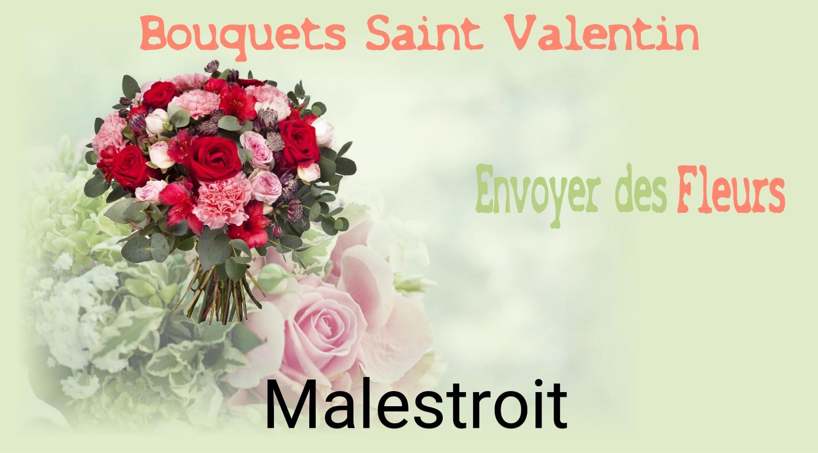 Roses de Saint-Valentin livrées à Malestroit